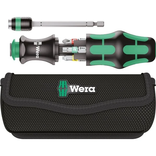 Wera Kraftform Kompakt 20 Tool Finder 1, 7-teilig, Bit-Satz (integriertes Magazin)