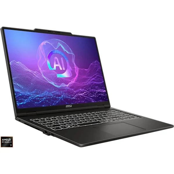 MSI VenturePro A16 AI+ A3HWEG-003, Notebook (grau, AMD Ryzen AI 7 350, NVIDIA GeForce RTX 5050, 16 GB DDR5, 1 TB (1 TB SSD), Windows 11 Home)