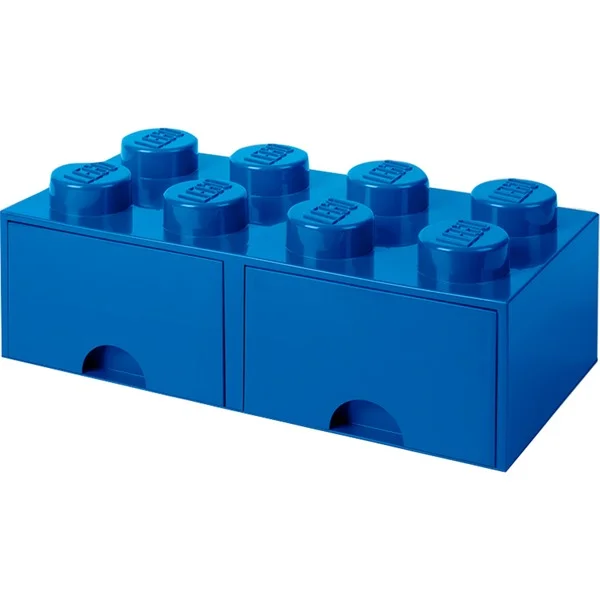Room Copenhagen LEGO Brick Drawer 8 blau, Aufbewahrungsbox (blau)