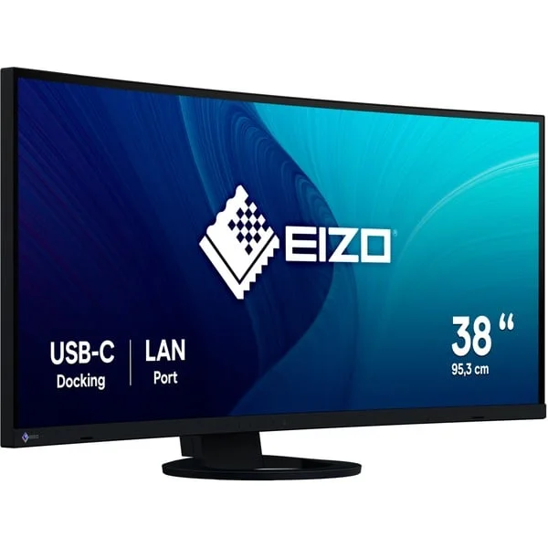 EIZO EV3895-BK, LED-Monitor (95.3 cm (37.5 Zoll), schwarz, QHD+, IPS, USB-C)