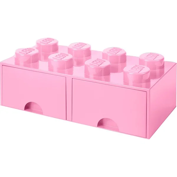 Room Copenhagen LEGO Brick Drawer 8 rosa, Aufbewahrungsbox (rosa)