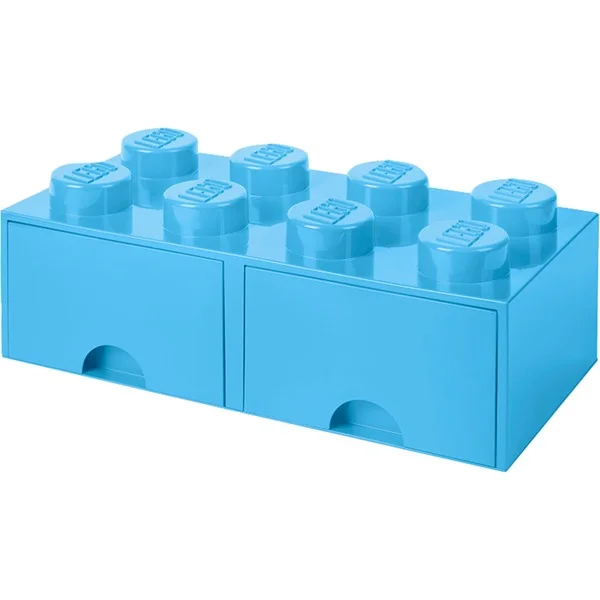 Room Copenhagen LEGO Brick Drawer 8 hellblau, Aufbewahrungsbox (hellblau)