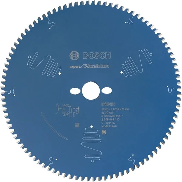Bosch Professional Kreissägeblatt Expert for Aluminium, Ø 305mm, 96Z (Bohrung 30mm, für Kapp- & Gehrungssägen)