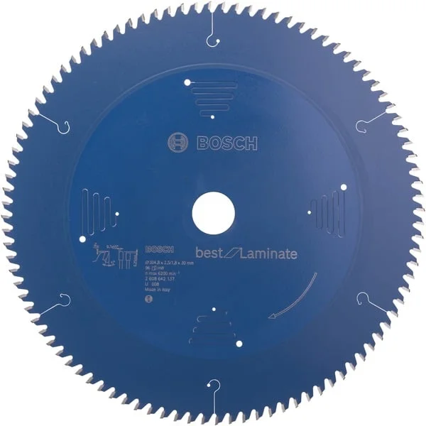 Bosch Professional Kreissägeblatt Best for Laminate, Ø 305mm, 96Z (Bohrung 30mm, für Kapp- & Gehrungssägen)