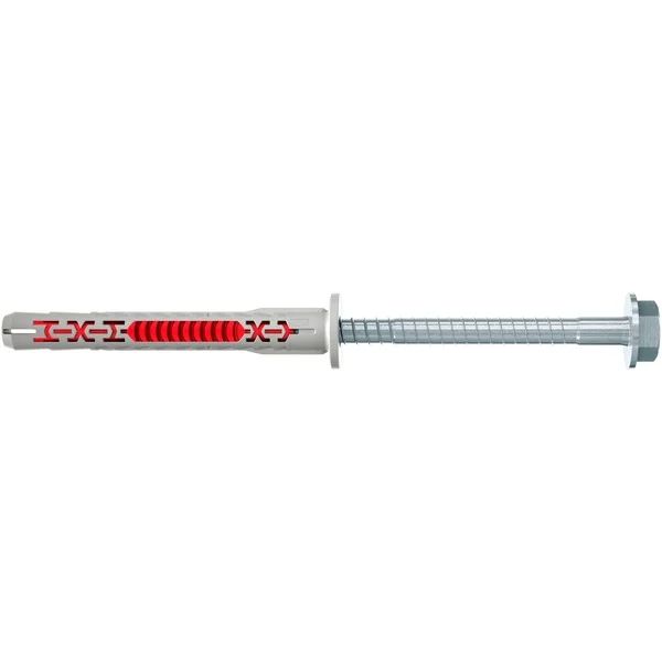 fischer Langschaftdübel DuoXpand 8x80 FUS (hellgrau/rot, 50 Stück)