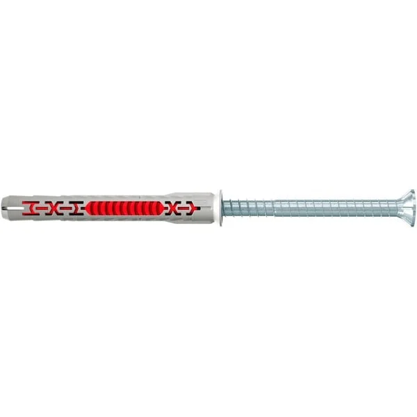 fischer Langschaftdübel DuoXpand 8x80 T (hellgrau/rot, 50 Stück)