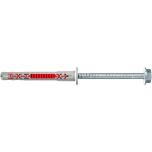 fischer Langschaftdübel DuoXpand 10x80 FUS (hellgrau/rot, 50 Stück)