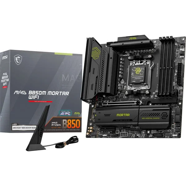 MSI MAG B850M MORTAR WIFI, Mainboard (schwarz)
