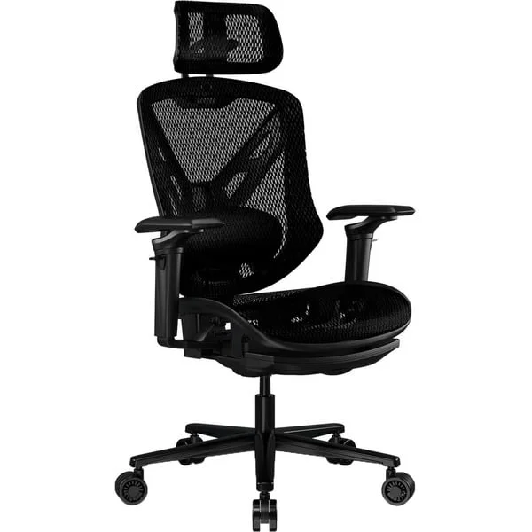 Cougar Ergonomischer Gaming-Stuhl / Office-Stuhl Speeder (schwarz, Mesh)