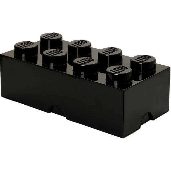 Room Copenhagen LEGO Storage Brick 8 schwarz, Aufbewahrungsbox (schwarz)