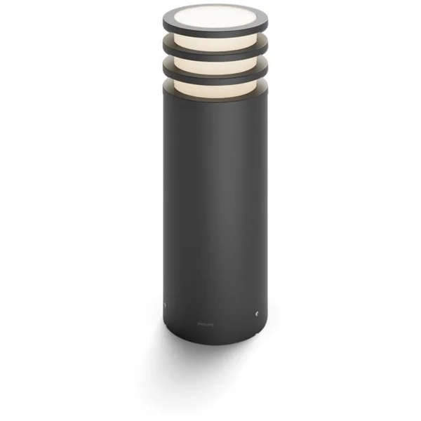 Philips HUE White Lucca Sockelleuchte, LED-Leuchte (anthrazit)