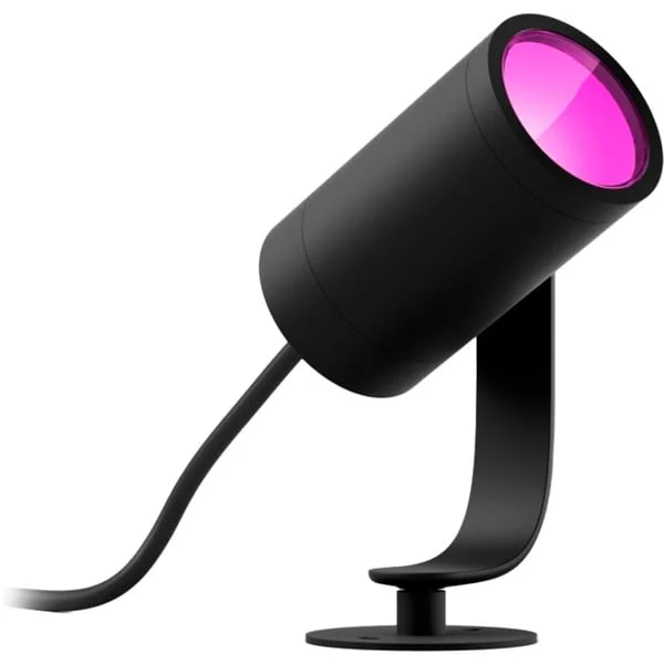 Philips HUE White and color ambiance Lily Gartenstrahler, LED-Leuchte (schwarz, Basis-Set)