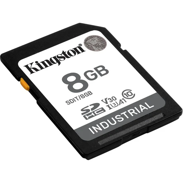 Kingston Industrial 8 GB SDHC, Speicherkarte (schwarz, UHS-I U3, Class 10, V30, A1)