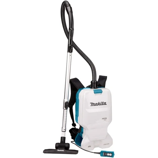 Makita DVC660Z, Bodenstaubsauger (weiß/blau, ohne Akku, ohne Ladegerät)