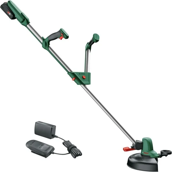 Bosch Heimwerken & Garten Akku-Rasentrimmer UniversalGrassCut 18V-260 (grün/schwarz, Li-Ionen Akku 2,0Ah, POWER FOR ALL ALLIANCE)