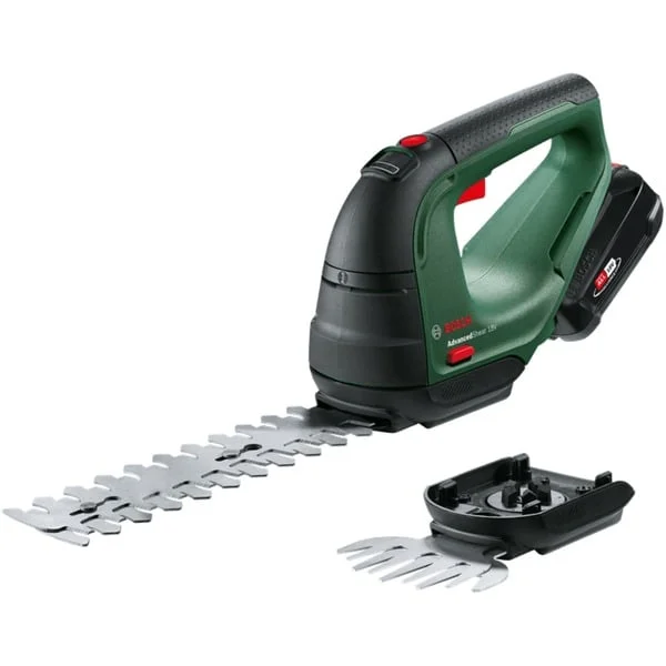 Bosch Heimwerken & Garten Akku-Strauch und Grasschere Advancedshear 18-10 (grün/schwarz, Li-Ionen Akku 2,0Ah, POWER FOR ALL ALLIANCE)