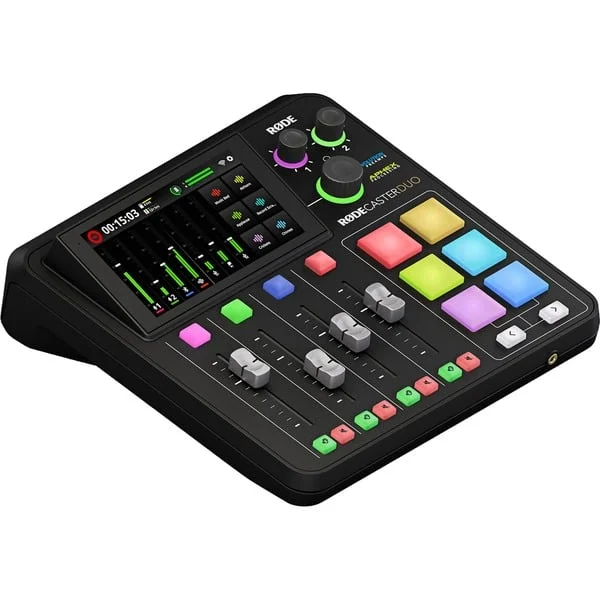 Rode Microphones RØDECaster Duo, Mischpult (schwarz, WLAN, Bluetooth, USB-C)