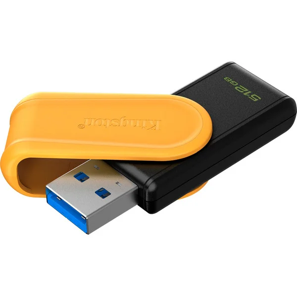 Kingston DataTraveler Exodia S 512 GB, USB-Stick (schwarz/gelb, USB-A 3.2 Gen 1)