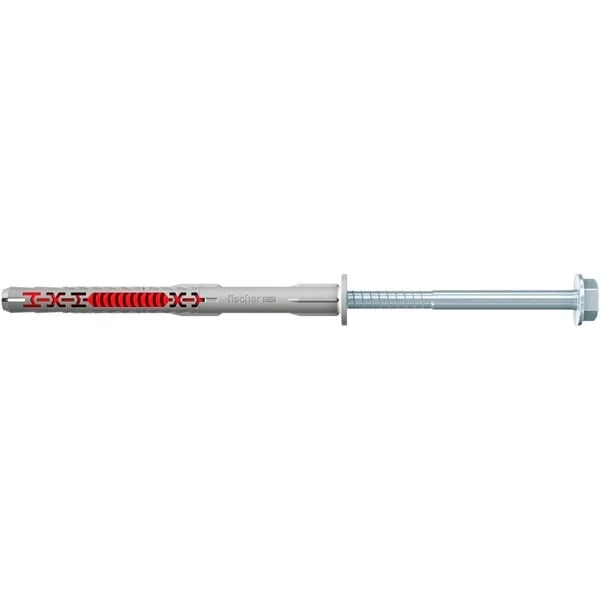 fischer Langschaftdübel DuoXpand 10x120 FUS (hellgrau/rot, 50 Stück)
