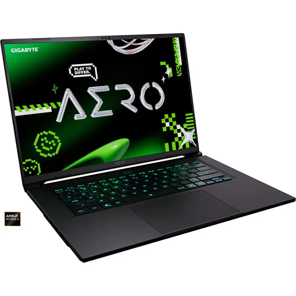 GIGABYTE AERO X16 2WHA3DEC65AP, Gaming-Notebook (grau, AMD Ryzen AI 9 HX 370, NVIDIA GeForce RTX 5070, 32 GB DDR5, 2 TB (1 TB SSD & 1 TB SSD), Windows 11 Pro)
