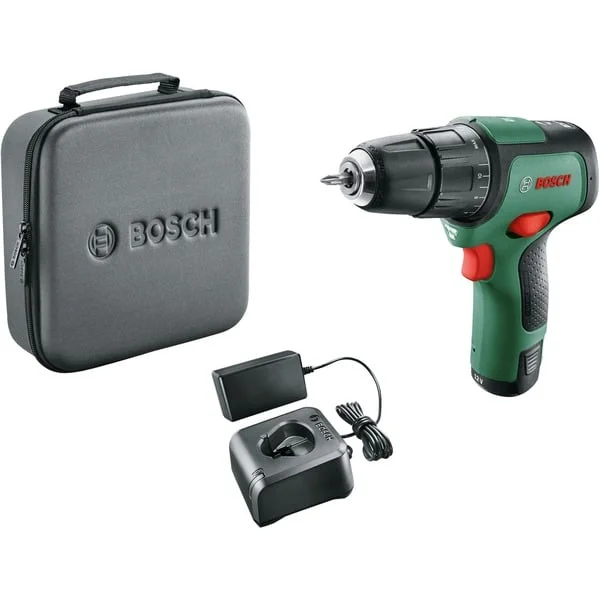 Bosch Heimwerken & Garten Akku-Schlagbohrschrauber EasyImpact 12, 12Volt, Schlagbohrmaschine (grün/schwarz, Li-Ionen Akku 2,0Ah)