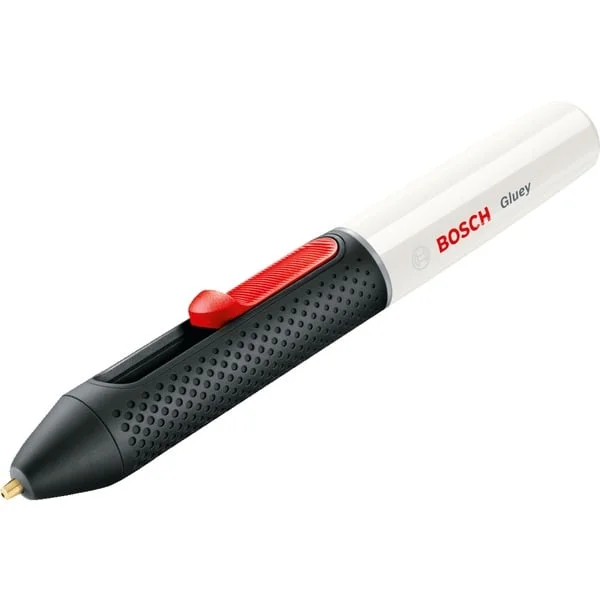 Bosch Heimwerken & Garten Akku-Heißklebestift Gluey Pen, Marshmallow, Heißklebepistole (weiß/schwarz, inkl. 20 Klebesticks)