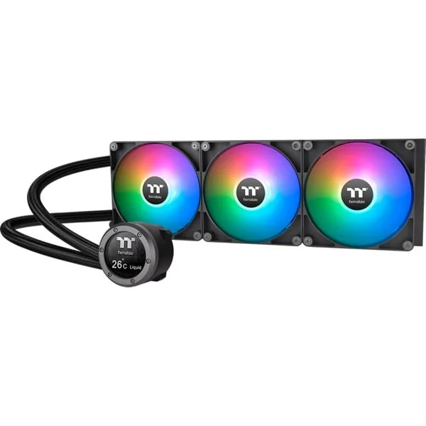 Thermaltake TH420 V2 Ultra ARGB Sync AIO Liquid Cooler, Wasserkühlung (schwarz)