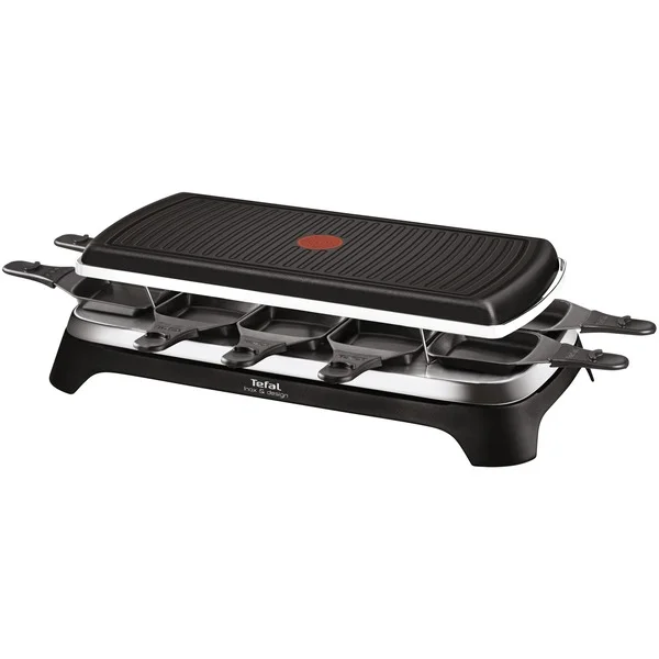 Tefal Raclette Grill RE4588 (schwarz/silber)