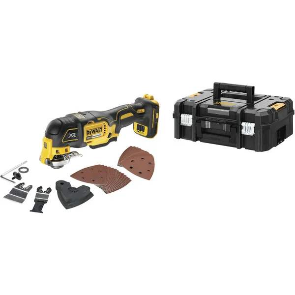 DEWALT Akku-Multifunktions-Werkzeug DCS356NT, 18Volt (gelb/schwarz, ohne Akku und Ladegerät, in T STAK-Box II)