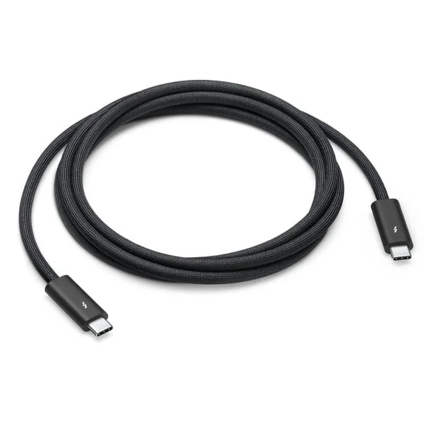 Apple Thunderbolt 4 Pro Kabel (schwarz, 1,8 Meter)