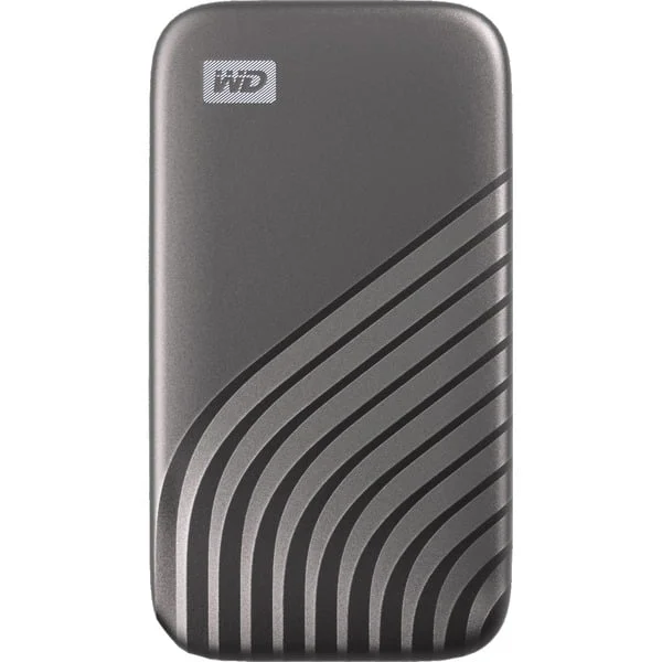 WD My Passport SSD 1 TB, Externe SSD (grau, USB-C 3.2 Gen 2 (10 Gbit/s))