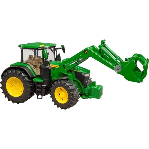 bruder 03151 John Deere 7R 350 mit Frontlader, Modellfahrzeug (grün)