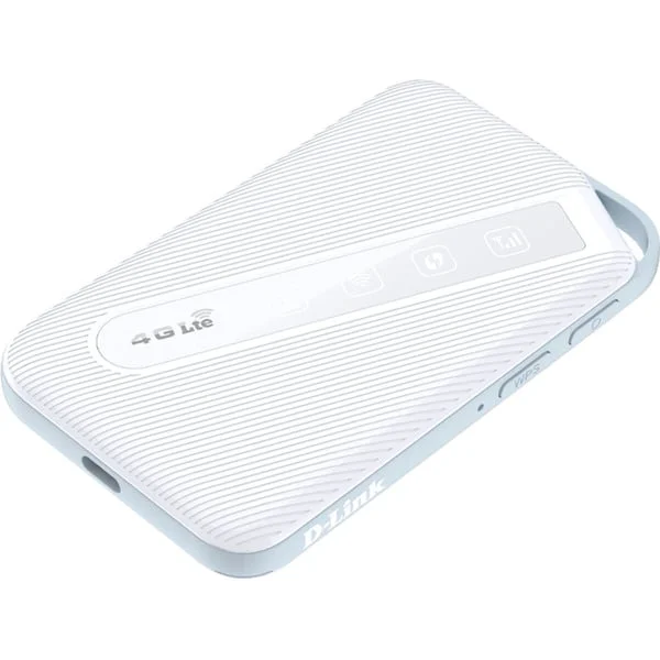 D-Link DWR-932W, Mobile WLAN-Router (weiß/hellblau, 4G LTE AX300 Wi-Fi 6 Mobile Hotspot)