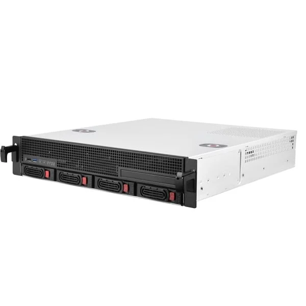 SilverStone SST-RM21-304, Rack-Gehäuse (schwarz, 2 Höheneinheiten)