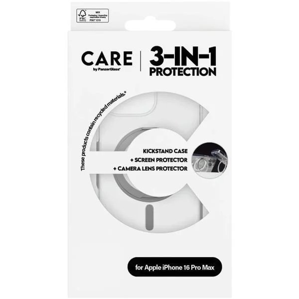 PanzerGlass Ceramic 3-in-1 Set (iPhone 16 Pro Max)