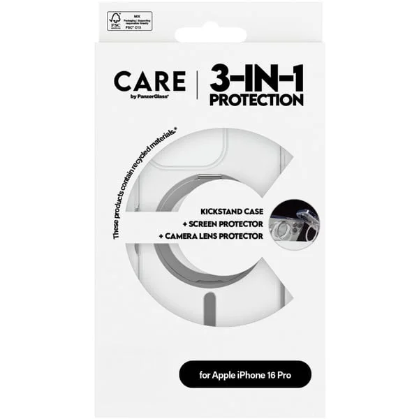 PanzerGlass Ceramic 3-in-1 Set (iPhone 16 Pro)