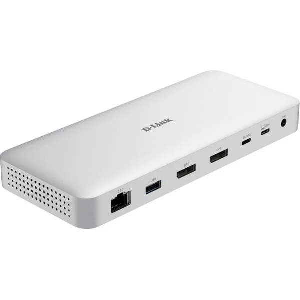 D-Link DUF-901, Dockingstation (silber, USB-A, USB-C, DP, RJ-45)