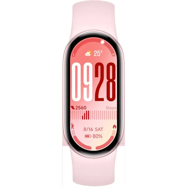 Xiaomi Smart Band 10, Fitnesstracker (rosa, TPU Armband in Mystic Rose )