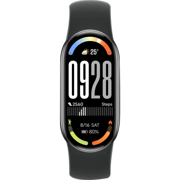 Xiaomi Smart Band 10, Fitnesstracker (schwarz, TPU Armband in Midnight Black )