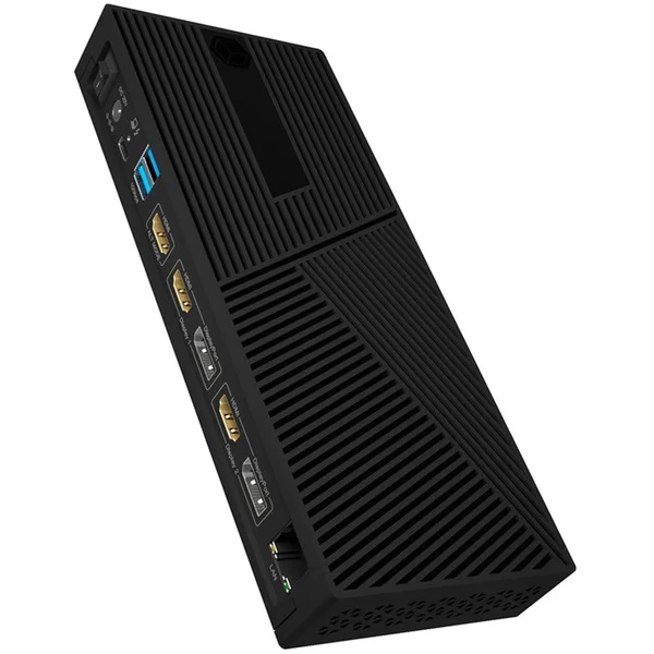 ICY BOX IB-DK2246AC, Dockingstation (schwarz, USB-C, HDMI, DisplayPort)