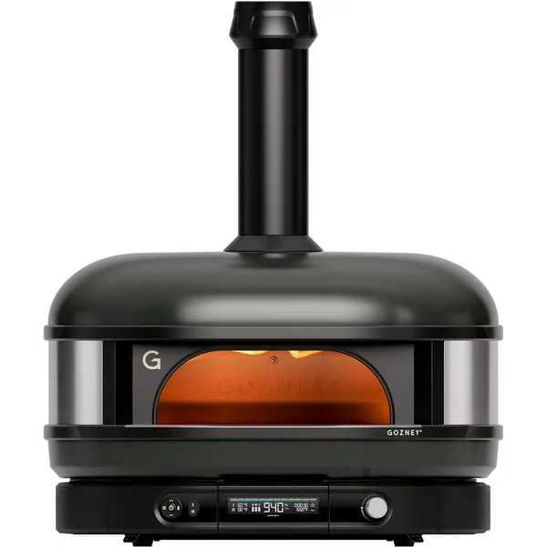 Gozney Pizzaofen Dome Gen 2.0 Dual Fuel Off Black, 16" (schwarz (matt), für 1 Pizza bis Ø 40cm, 2 Pizzen bis Ø 25cm)