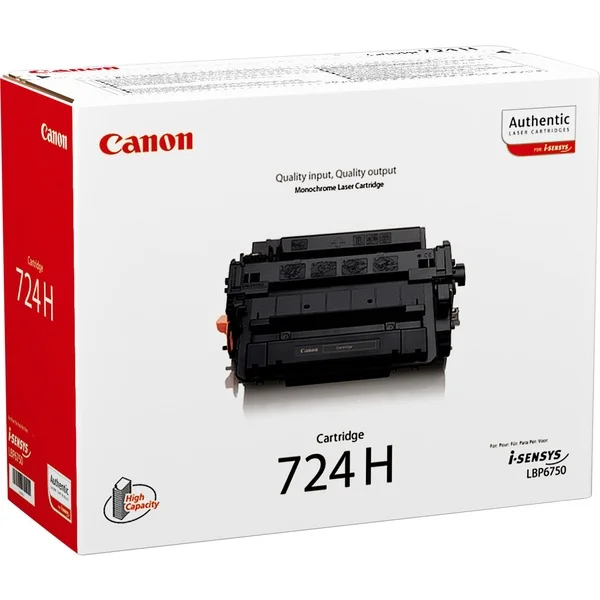Canon CRG-724H schwarz, Toner (Retail)
