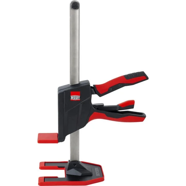 BESSEY Einhand‑Montagewerkzeug BEYCEPS BEY23, Zwinge (schwarz/rot, bis 180kg Hubkraft, Spannen und Spreizen)