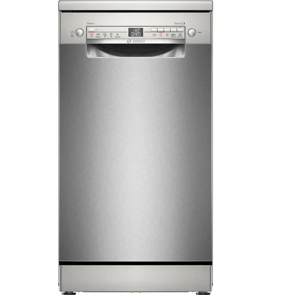 Bosch SPS2HMI42E Serie 2, Spülmaschine (edelstahl (gebürstet), 45 cm, Home Connect)