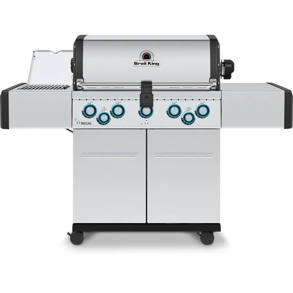 Broil King Gasgrill Regal S 590 IR (edelstahl, mit Infrarot-Seitenbrenner und Heckbrenner)