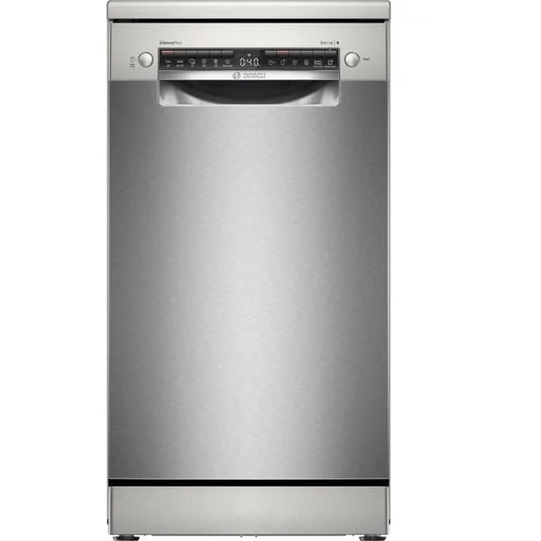 Bosch SPS4HMI49E Serie 4, Spülmaschine (edelstahl (gebürstet), 45 cm, Home Connect)
