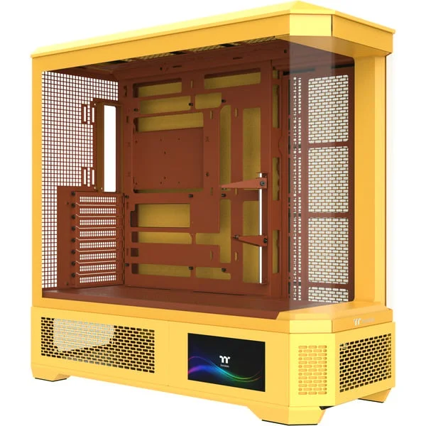 Thermaltake View 600 TG Butter Caramel, Big-Tower-Gehäuse (gelb, Tempered Glass)