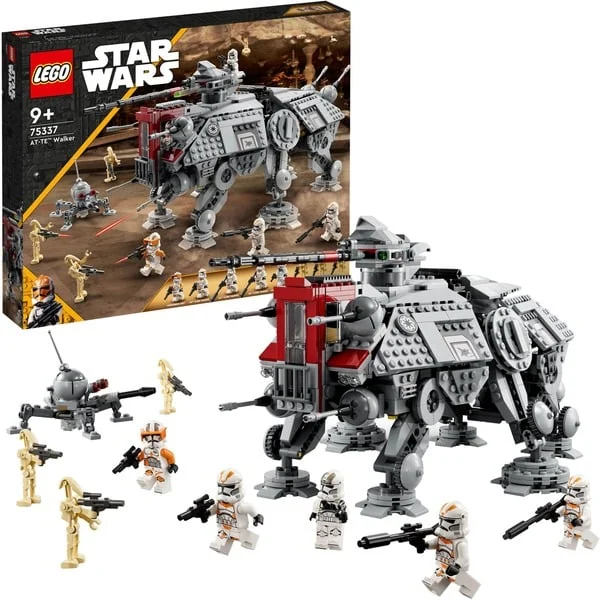 LEGO 75337 Star Wars AT-TE Walker, Konstruktionsspielzeug (Die Rache der Sith-Set mit Minifiguren)