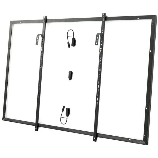 EcoFlow Balkon-Hakenkit, Halterung für Balkonkraftwerk (schwarz, für starres EcoFlow Solarpanel 400W u.a.)