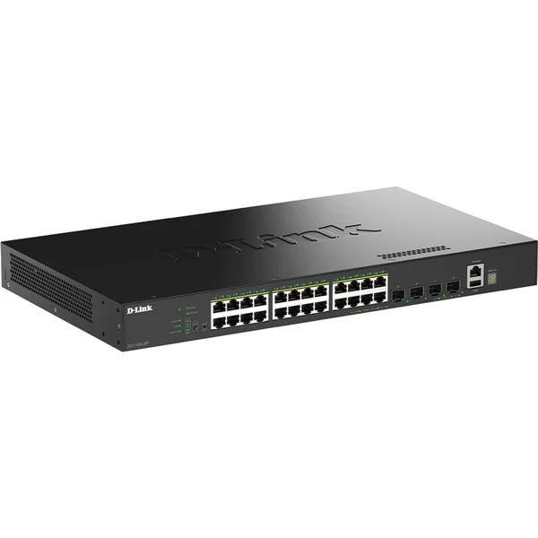 D-Link DGS-1530-28P/E, Switch (schwarz)